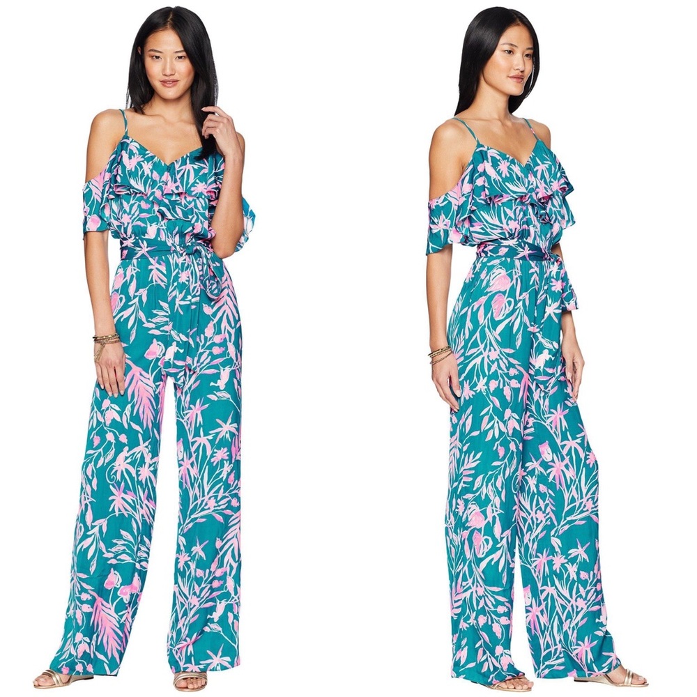Lilly Pulitzer Emilea Cold Shoulder Jumpsuit